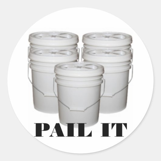 PAIL HET RONDE STICKER (Voorkant)