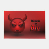 Paillasson Devilmoji Deurmat (Voorkant)