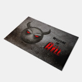 Paillasson Devilmoji Vintage Deurmat (Schuin)