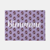 Paillasson Personnalisable - Bouquet de Violettes Deurmat (Voorkant)