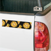 pailletjes pizza bumpersticker (Op Truck)