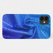 Pailletten glinster glans look blauw Case-Mate iPhone case (Achterkant (horizontaal))