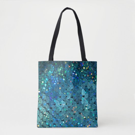 pailletten schitteren: macro Abstracte achtergrond Tote Bag (Voorkant)