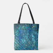 pailletten schitteren: macro Abstracte achtergrond Tote Bag (Achterkant)