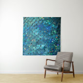 pailletten schitteren: macro Abstracte achtergrond Wandkleed (In Situ (horizontaal))