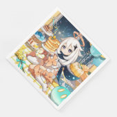 Paimon Genshin Impact Napkin Servet (Hoek)