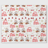 Paimon Kerst thema cadeauverpakking Cadeaupapier (Vlak)