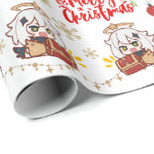 Paimon Kerst thema cadeauverpakking Cadeaupapier (Rol Hoek)