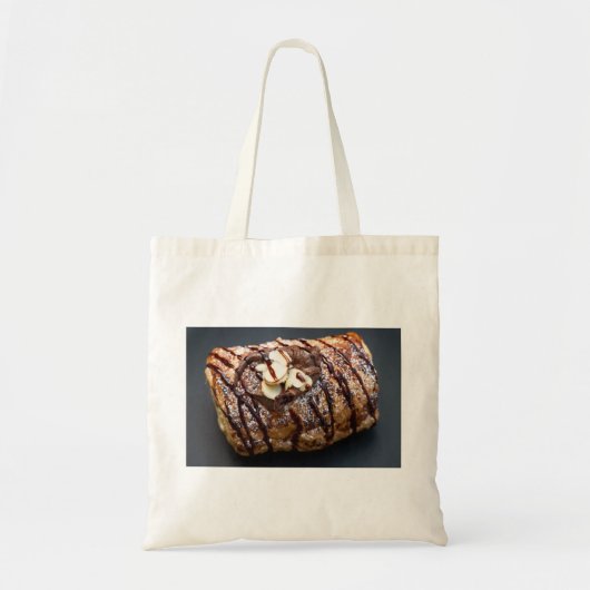 Pain au chocolat croissant tote bag (Voorkant)