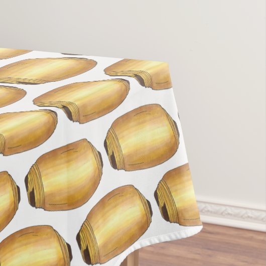 Pain au Chocolat French Food Croissant Pastry Chef Tafelkleed (Voorbeeld)