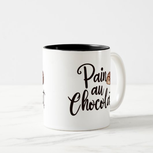 Pain au Chocolat Mok – Ontbijtcadeau (Voorkant rechts)