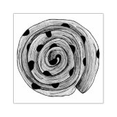 Pain Aux Raisins French Pastry Patisserie Baking Rubberstempel (Afrduk)