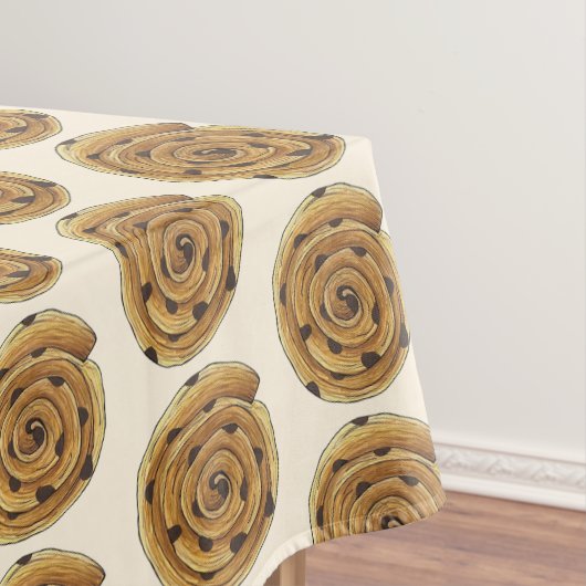 Pain Aux rozijnen Franse patisserie bakkerij voeds Tafelkleed (Voorbeeld)