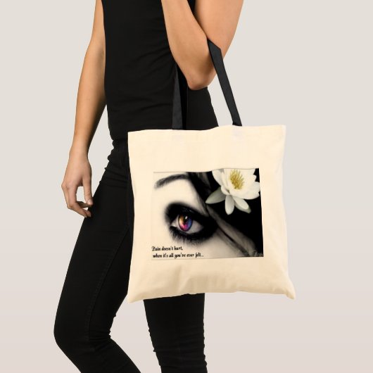 Pain Canvas Totebag Tote Bag (Voorkant (product))