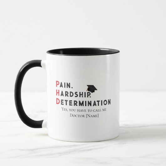 Pain, Hardship, Determination – Funny PhD Quote Mok (Links)