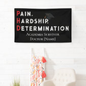Pain, Hardship, Determination – Funny PhD Quote Spandoek (Insitu)