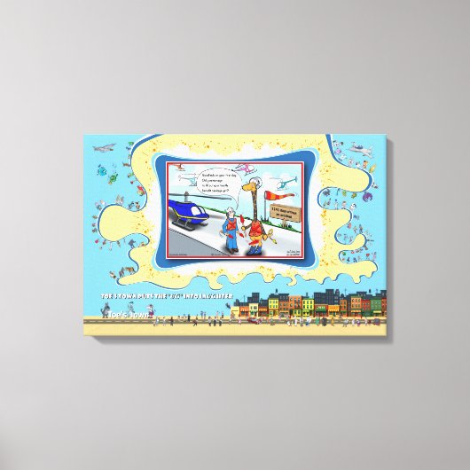 Pain In The Neck | Get Well 24x16 Canvas Afdruk (Voorkant)