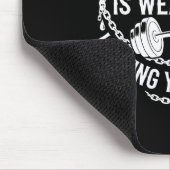 Pain Is Weakness Leaving Your Body Gym Workout Men Muismat (Hoek)