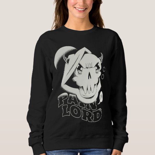Pain lord scary creepy creature hoodie trui (Voorkant)
