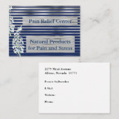 Pain Relief Center Striped Visitekaartje (Voorkant / Achterkant)