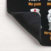 Pain Scale Cute Nurse Skeleton Halloween Trauma Fu Muismat (Hoek)
