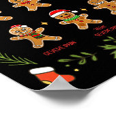 Pain Scale Gingerbread Essment Rn Er Nurse Christm Poster (Hoek)