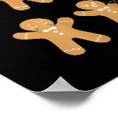 Pain Scale Gingerbread, Funny Gingerbread Christma Poster (Hoek)