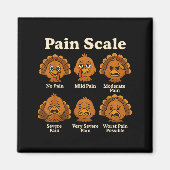 Pain Scale Pumpkin Pain Essment Trauma Nurse Hallo Magneet (Voorkant)