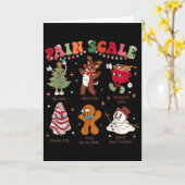 Pain Scale Retro Christmas Nurse Triage And Pain E Kaart (Gele Bloem)