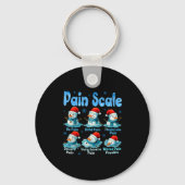 Pain Scale Snowman Healthcare Worker Pain Essment  Sleutelhanger (Voorkant)