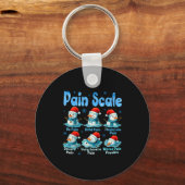 Pain Scale Snowman Healthcare Worker Pain Essment  Sleutelhanger (Voorkant)