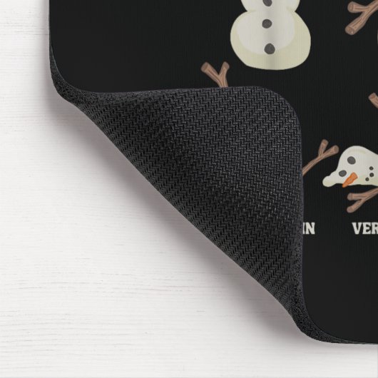 Pain Scale Snowman Nurse Christmas Xmas Snow Pajam Muismat (Hoek)