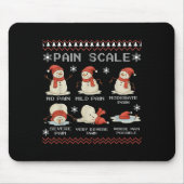 Pain Scale Snowman Pain Essment Trauma Nurse Ugly  Muismat (Voorkant)