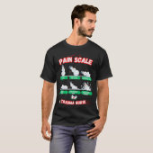 Pain Scale Snowman Trauma Verpleegster T-shirts (Voorkant volledig)