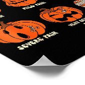 Pain Scale Soky Pumpkin Fall Halloween Trauma Nurs Poster (Hoek)