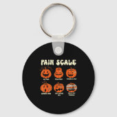 Pain Scale Soky Pumpkin Fall Halloween Trauma Nurs Sleutelhanger (Voorkant)