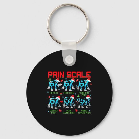 Pain Scale Steal A Six Seven Brainrot Italian Funn Sleutelhanger (Voorkant)