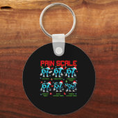 Pain Scale Steal A Six Seven Brainrot Italian Funn Sleutelhanger (Voorkant)
