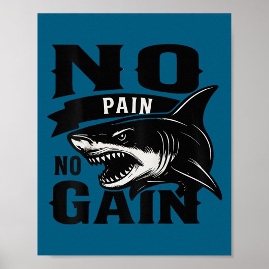 Pain Today Wer Tomorrow Motivational Gym Insration Poster (Voorkant)