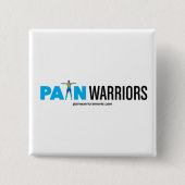 Pain Warriors Movie Vierkante Button 5,1 Cm (Voorkant)