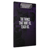 Pain - Workout Inspirerend woorden - Kettlebell Klembord (Rechts)