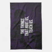 Pain - Workout Inspirerend woorden - Kettlebell Theedoek (Verticaal)