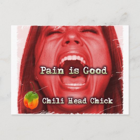 painisgood1-Chick Briefkaart (Voorkant)