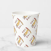 PAINKILLER Cocktail Recipe Art   Papieren Bekers (Achterkant)