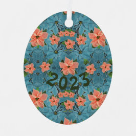 Painsettia Holiday Metalen Ornament