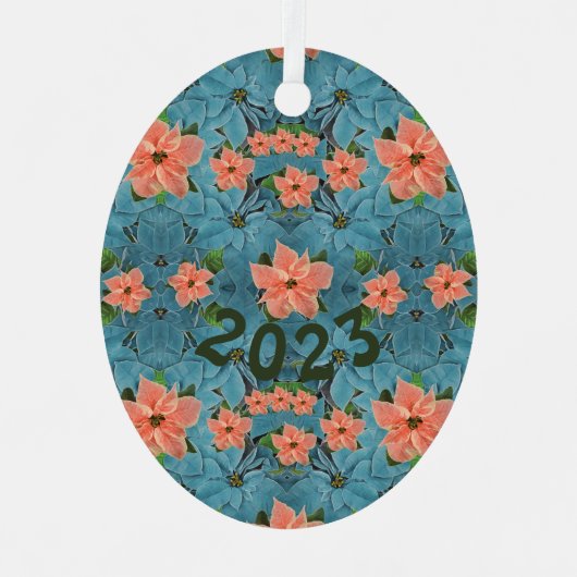 Painsettia Holiday Metalen Ornament (Voorkant)