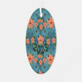 Painsettia Holiday Metalen Ornament (Voorkant links)