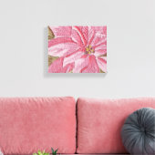 Painsettia kerstventilator canvas afdruk (Insitu (Woonkamer))