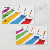 Paint1, Naam, Adres 1, Adres 2, Contact 1, ... Visitekaartje (Voorkant / Achterkant)