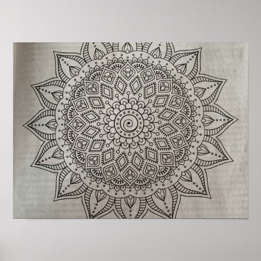Paint a wisdom talisman. poster (Voorkant)